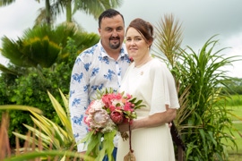 Simon and Margret Mareeba wedding